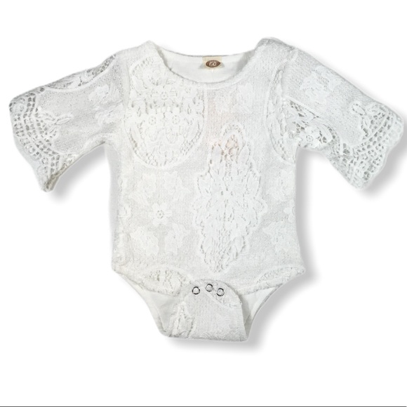 Other - ✅ Baby Girl White Lace Outfit 3-6M Size 60 New